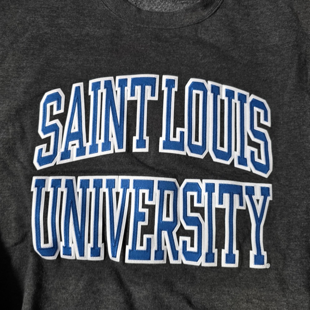 Champion‎ Mens XL Sweatshirt Charcoal Grey Saint Louis University SLU Pullover - Picture 3 of 5